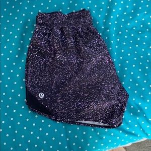Purple 4” Lululemon shorts